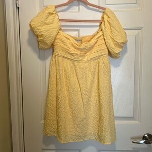 Abercrombie Yellow Emerson Skort Dress